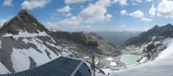 Archiv Foto Webcam Schwarze Schneid / Rettenbachgletscher 09:00