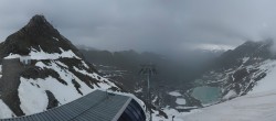 Archiv Foto Webcam Schwarze Schneid / Rettenbachgletscher 17:00