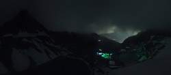 Archiv Foto Webcam Schwarze Schneid / Rettenbachgletscher 23:00