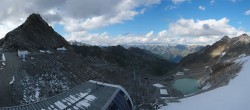 Archiv Foto Webcam Schwarze Schneid / Rettenbachgletscher 17:00