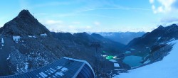 Archiv Foto Webcam Schwarze Schneid / Rettenbachgletscher 23:00