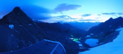 Archiv Foto Webcam Schwarze Schneid / Rettenbachgletscher 03:00
