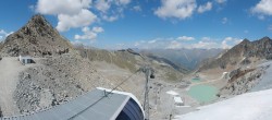 Archiv Foto Webcam Schwarze Schneid / Rettenbachgletscher 13:00