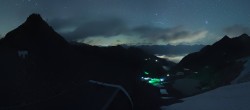 Archiv Foto Webcam Schwarze Schneid / Rettenbachgletscher 23:00