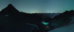 Archiv Foto Webcam Schwarze Schneid / Rettenbachgletscher 23:00