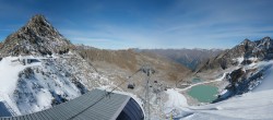 Archiv Foto Webcam Schwarze Schneid / Rettenbachgletscher 13:00