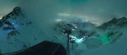 Archiv Foto Webcam Schwarze Schneid / Rettenbachgletscher 23:00