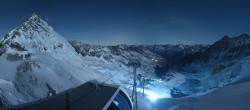 Archiv Foto Webcam Schwarze Schneid / Rettenbachgletscher 17:00