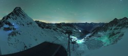 Archiv Foto Webcam Schwarze Schneid / Rettenbachgletscher 23:00