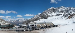 Archiv Foto Webcam Rettenbachgletscher Stadion 13:00