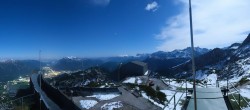 Archiv Foto Webcam Garmisch: Ausblick am Osterfelderkopf 23:00