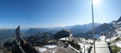 Archiv Foto Webcam Garmisch: Ausblick am Osterfelderkopf 09:00