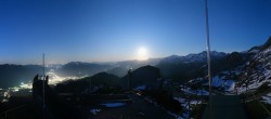 Archiv Foto Webcam Garmisch: Ausblick am Osterfelderkopf 19:00