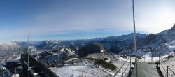 Archiv Foto Webcam Garmisch: Ausblick am Osterfelderkopf 09:00