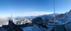 Archiv Foto Webcam Garmisch: Ausblick am Osterfelderkopf 11:00