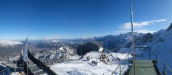 Archiv Foto Webcam Garmisch: Ausblick am Osterfelderkopf 11:00