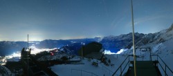 Archiv Foto Webcam Garmisch: Ausblick am Osterfelderkopf 21:00