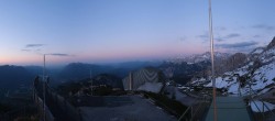 Archiv Foto Webcam Garmisch: Ausblick am Osterfelderkopf 19:00