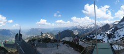 Archiv Foto Webcam Garmisch: Ausblick am Osterfelderkopf 13:00