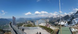 Archiv Foto Webcam Garmisch: Ausblick am Osterfelderkopf 15:00