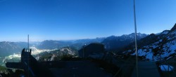 Archiv Foto Webcam Garmisch: Ausblick am Osterfelderkopf 23:00