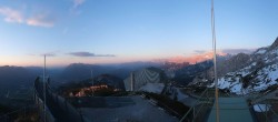 Archiv Foto Webcam Garmisch: Ausblick am Osterfelderkopf 19:00