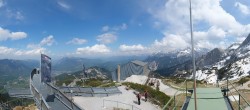 Archiv Foto Webcam Garmisch: Ausblick am Osterfelderkopf 13:00