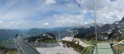 Archiv Foto Webcam Garmisch: Ausblick am Osterfelderkopf 13:00
