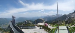 Archiv Foto Webcam Garmisch: Ausblick am Osterfelderkopf 11:00