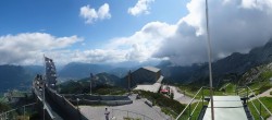 Archiv Foto Webcam Garmisch: Ausblick am Osterfelderkopf 09:00