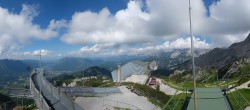 Archiv Foto Webcam Garmisch: Ausblick am Osterfelderkopf 15:00