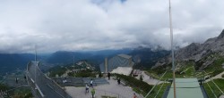 Archiv Foto Webcam Garmisch: Ausblick am Osterfelderkopf 13:00