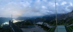 Archiv Foto Webcam Garmisch: Ausblick am Osterfelderkopf 23:00