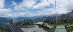 Archiv Foto Webcam Garmisch: Ausblick am Osterfelderkopf 13:00