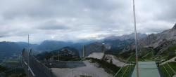 Archiv Foto Webcam Garmisch: Ausblick am Osterfelderkopf 17:00