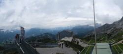 Archiv Foto Webcam Garmisch: Ausblick am Osterfelderkopf 09:00