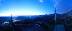 Archiv Foto Webcam Garmisch: Ausblick am Osterfelderkopf 03:00