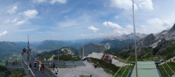 Archiv Foto Webcam Garmisch: Ausblick am Osterfelderkopf 13:00