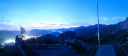 Archiv Foto Webcam Garmisch: Ausblick am Osterfelderkopf 03:00