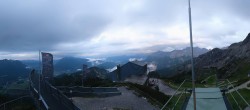 Archiv Foto Webcam Garmisch: Ausblick am Osterfelderkopf 19:00