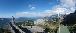 Archiv Foto Webcam Garmisch: Ausblick am Osterfelderkopf 17:00