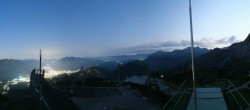Archiv Foto Webcam Garmisch: Ausblick am Osterfelderkopf 21:00