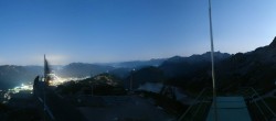 Archiv Foto Webcam Garmisch: Ausblick am Osterfelderkopf 23:00