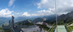 Archiv Foto Webcam Garmisch: Ausblick am Osterfelderkopf 13:00