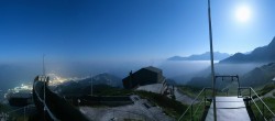 Archiv Foto Webcam Garmisch: Ausblick am Osterfelderkopf 23:00