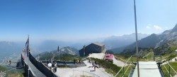 Archiv Foto Webcam Garmisch: Ausblick am Osterfelderkopf 11:00