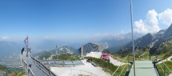 Archiv Foto Webcam Garmisch: Ausblick am Osterfelderkopf 13:00