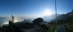 Archiv Foto Webcam Garmisch: Ausblick am Osterfelderkopf 21:00