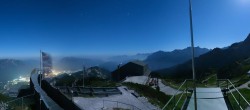 Archiv Foto Webcam Garmisch: Ausblick am Osterfelderkopf 01:00