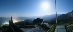 Archiv Foto Webcam Garmisch: Ausblick am Osterfelderkopf 23:00